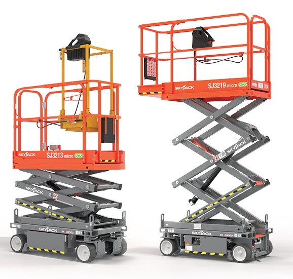 Skyjack SJ3213/19 Micro Scissor Lifts with XStep