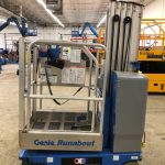 Used 2018 GENIE ROUNDABOUT GR20 VERTICAL MAST LIFT For sale from National Lift Truck in Chicago, Il.