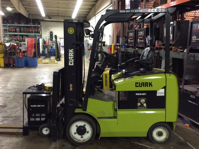 Used 2011 CLARK ECX25 FORKLIFT For sale from National Lift Truck in Chicago, Il.