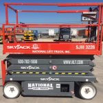 Used 2015 SKYJACK SJIII3226 SCISSOR LIFT side For sale from National Lift Truck in Chicago, Il.