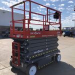 Used 2022 SKYJACK SJ4740 SCISSOR LIFT angle For sale from National Lift Truck in Chicago, Il.