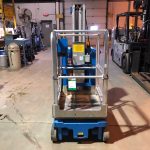 Used 2007 GENIE ROUNDABOUT GR20 VERTICAL MAST LIFT For sale from National Lift Truck in Chicago, Il.