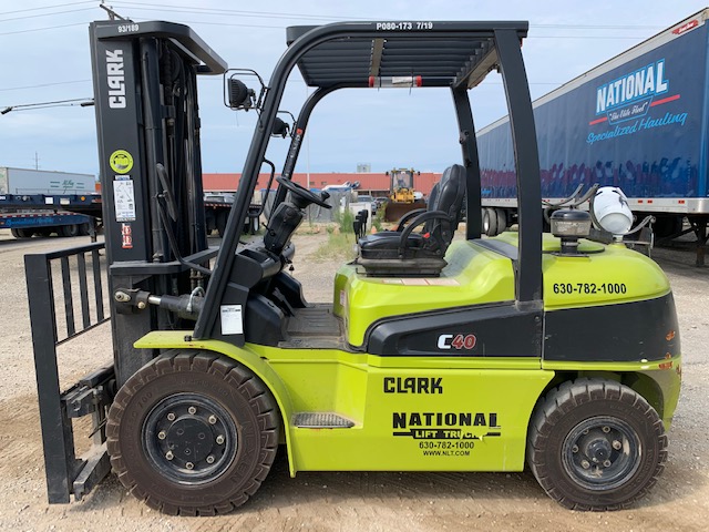 Used 2019 CLARK C40L FORKLIFT For sale from National Lift Truck in Chicago, Il.