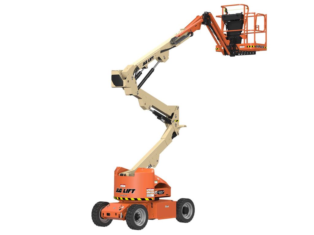 JLG E400AJPN Narrow Boom Lift for Sale or Rent from National Lift Truck in Chicago, Memphis, or Little Rock