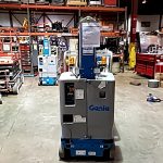 Used 2013 GENIE ROUNDABOUT GR20 VERTICAL MAST LIFT For sale from National Lift Truck in Chicago, Il.