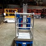 Used 2013 GENIE ROUNDABOUT GR20 VERTICAL MAST LIFT For sale from National Lift Truck in Chicago, Il.