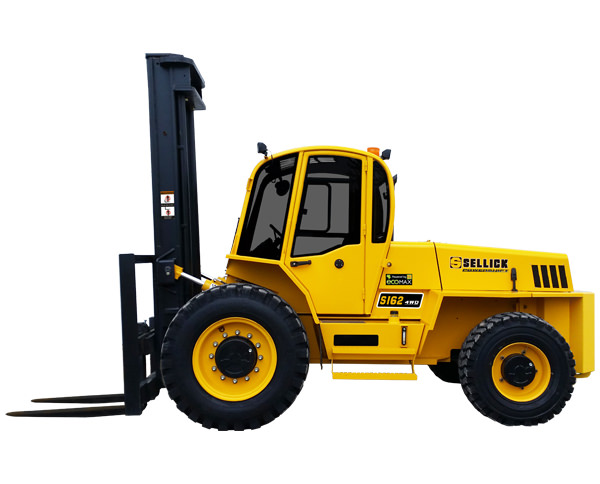 16,000 LB. rough terrain straight mast forklift for rent from National Lift Truck in Chicago, Memphis, Little Rock