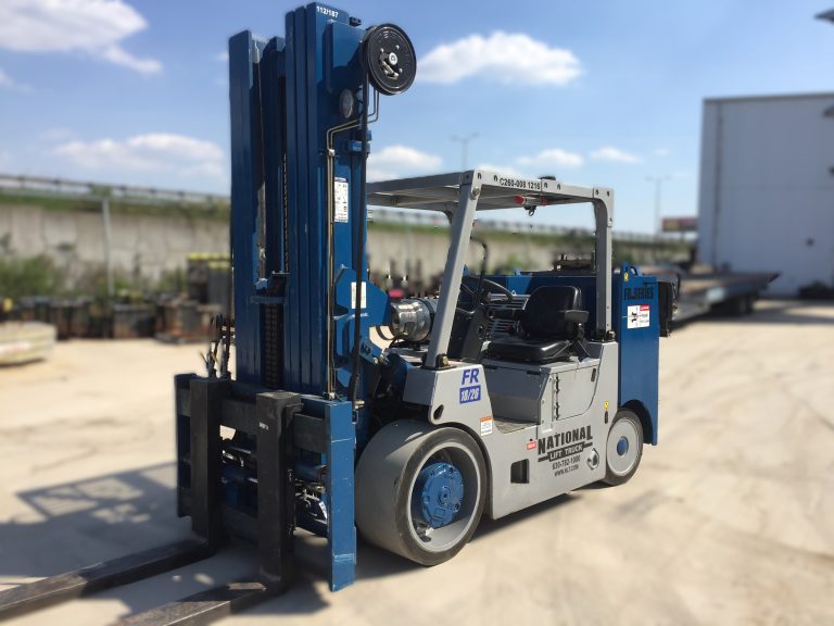 Hoist 1826 heavy cushion tire forklift for rent from National Lift Truck in Chicago, Memphis, or Little Rock