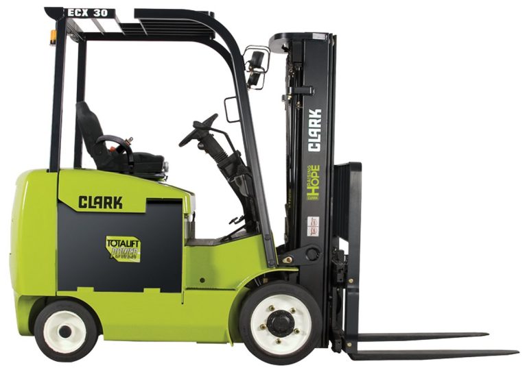 Clark 6,000 lb. electric forklift for rent or sale at National Lift Truck in Chicago or Little Rock