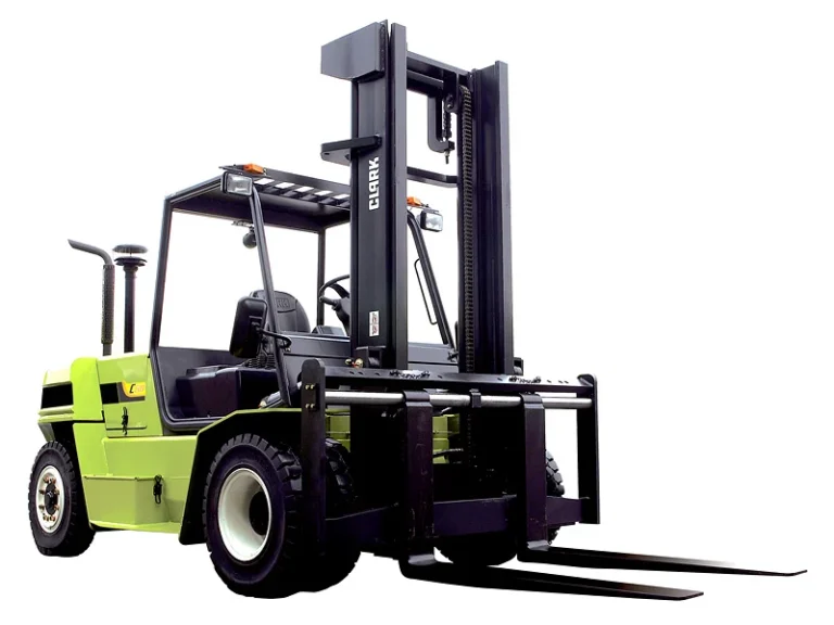 Clark 15,000 lb. pneumatic tire diesel forklift for rent from National lift Truck in Chicago, Memphis, or Little Rock