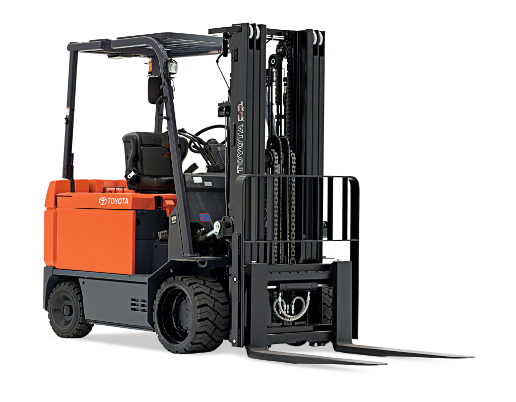 Toyota 7FBCU45 10,000 lb. electric forklift for rent in Chicago, Memphis, or Little Rock from National Lift Truck