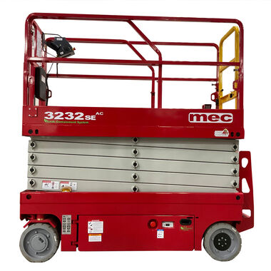 MEC 3232SE slim electric scissor lift for sale or for rent