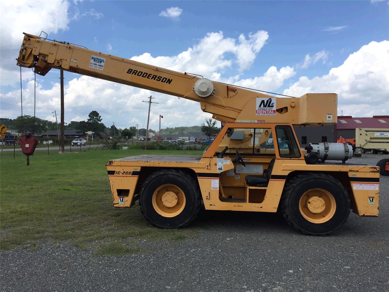 Broderson IC-200-3F mobile industrial deck crane , New Used Rental Forklift Rental Boom Lift Rental Lift Truck Rental Scissor Lift Rent Service Haul For Hire Industrial Batteries For Sale Chargers Storage Training Warehouse Lift Truck Forklift Lift Rental For Sale