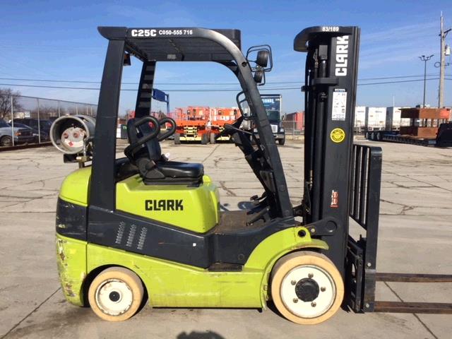 Used Clark Forklift For Sale Clark C25c Cushion Forklift For Sale C 25 C C 25 C 5k 5000 Lbs 5 000 Lb Cushion Tire Used Forklift Rentals For Sale In Chicago National Lift Truck Inc